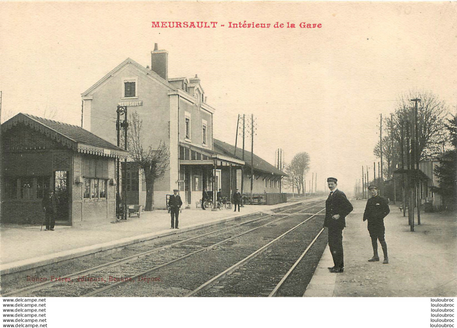 MEURSAULT INTERIEUR DE LA GARE - Meursault