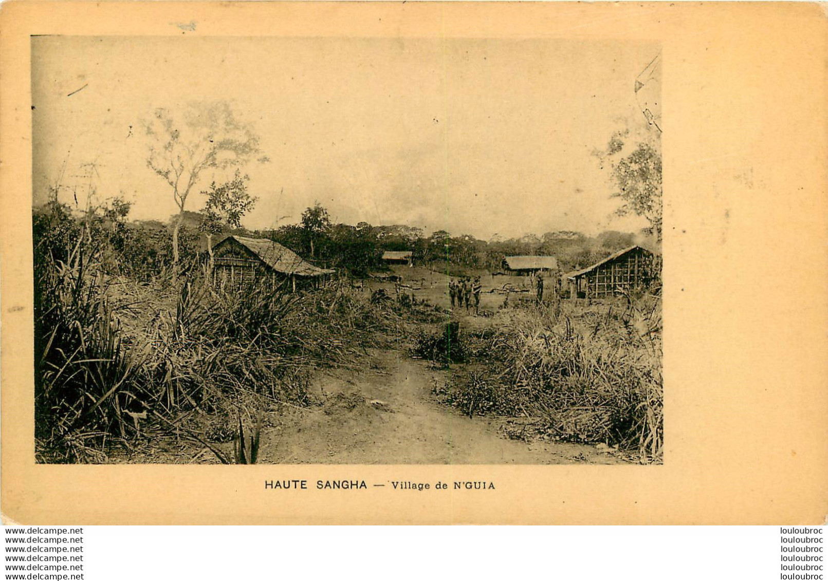 HAUTE SANGHA  VILLAGE DE N'GUIA  EDITION J.D.L.N. - French Congo