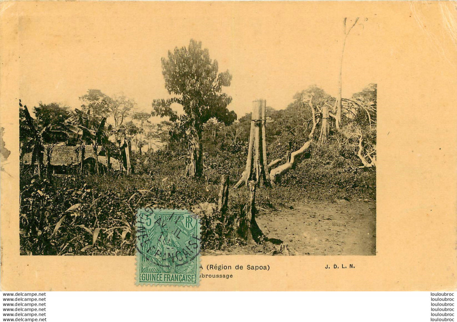 HAUTE SANGHA  DEBROUSSAGE REGION DE SAPOA   EDITION J.D.L.N. - Congo Francés