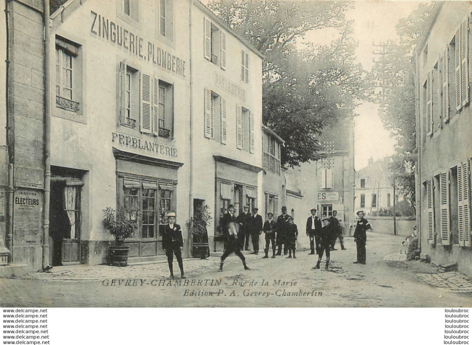 GEVREY CHAMBERTIN RUE DE LA MARIE ZINGUERIE PLOMBERIE - Gevrey Chambertin