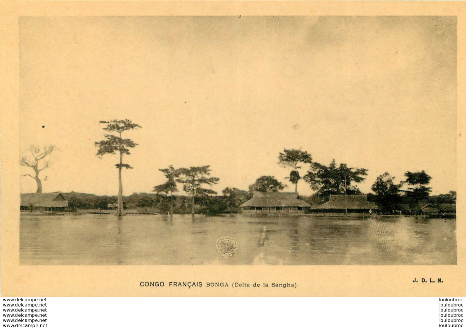 CONGO FRANCAIS BONGA DELTA DE LA SANGHA EDITION  J.D.L.N. JOSEPH DUHAUT - Congo Francés