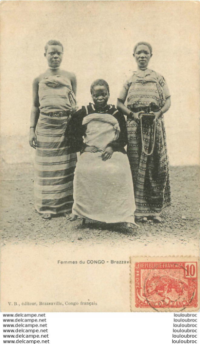 CONGO BRAZZAVILLE FEMMES DU CONGO ET INSTRUMENT DE MUSIQUE  EDITION V.B. - Brazzaville
