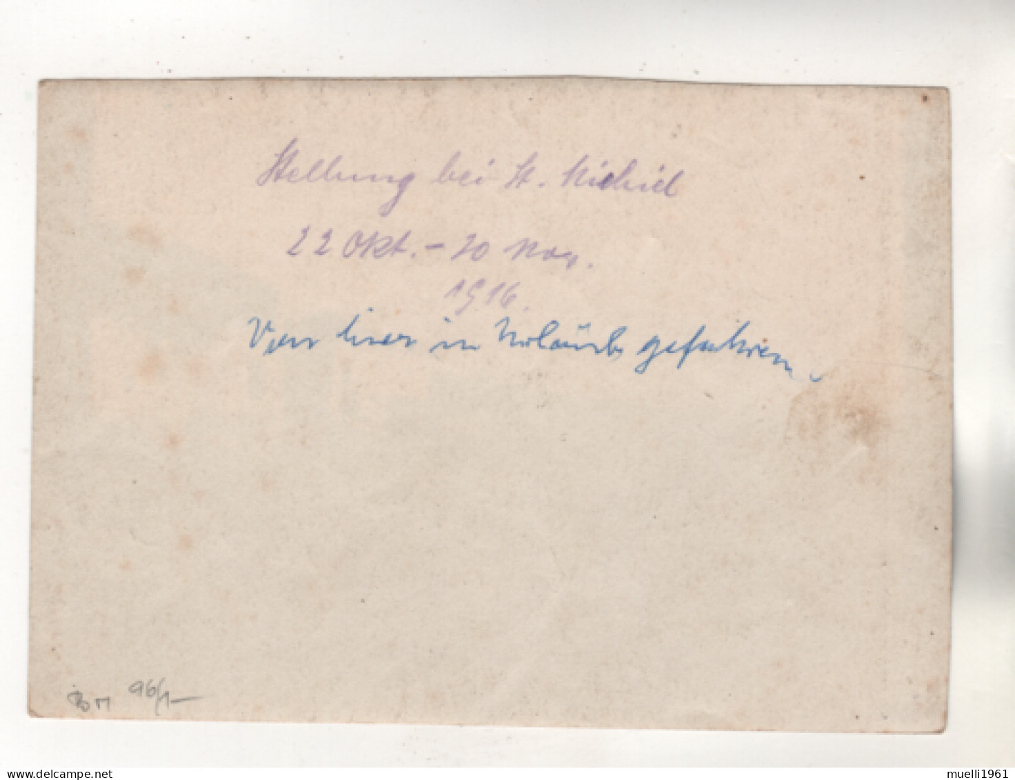 8167, FOTO, WK I, Stellung Bei Saint Mihiel, Département Meuse, 12x8,5cm - Guerre 1914-18