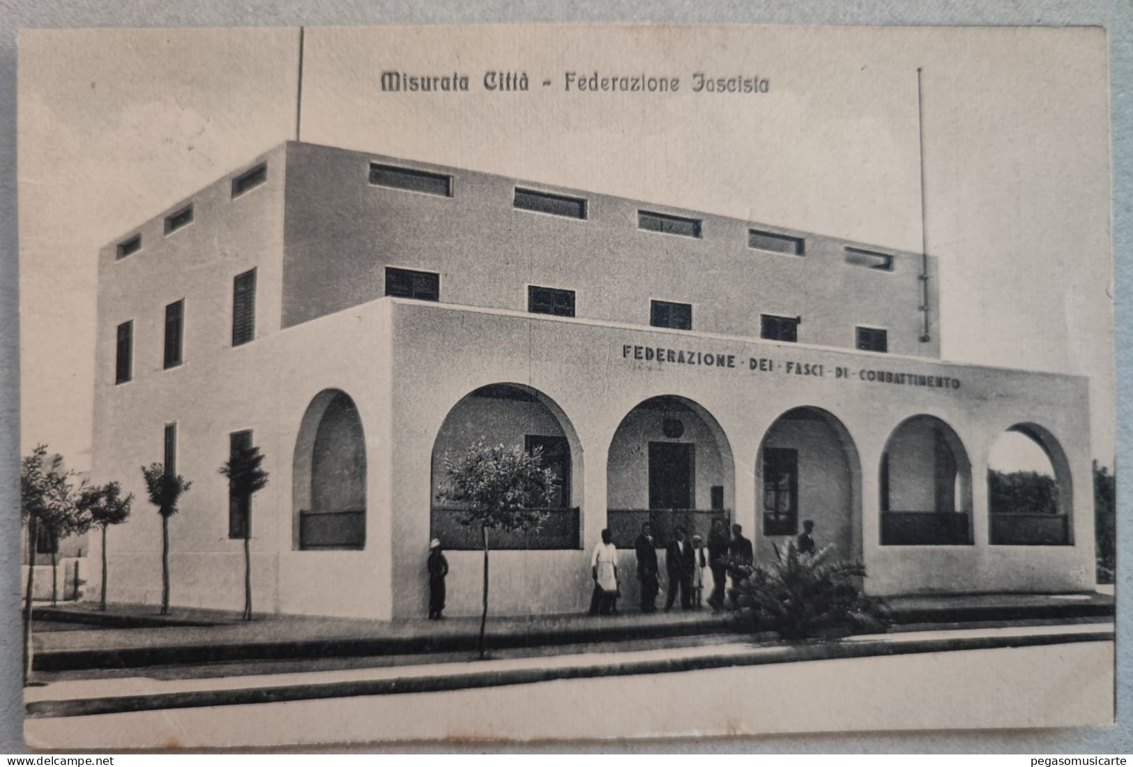 BF020 MISURATA CITTA ' - FEDERAZIONE FASCISTA ANIMATA TRIPOLITANIA COLONIALE TRIPOLI LIBIA 1941 - Libia