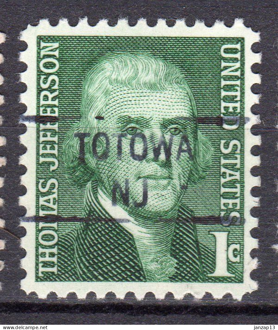 NJ-681; USA Precancel/Vorausentwertung/Preo; TOTOWA (NJ), Type 841 - Voorafgestempeld