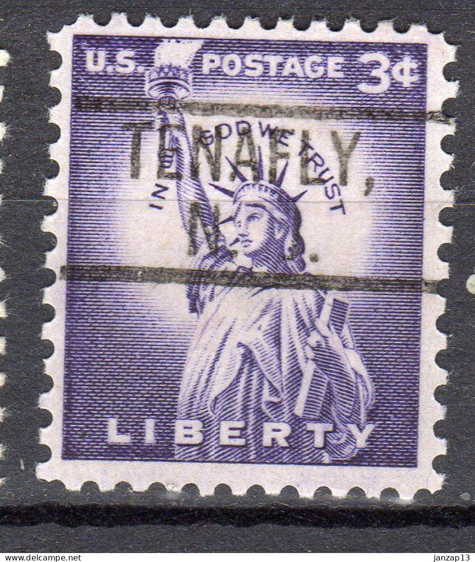 NJ-676; USA Precancel/Vorausentwertung/Preo; TENAFLY (NJ), Type 802 - Voorafgestempeld