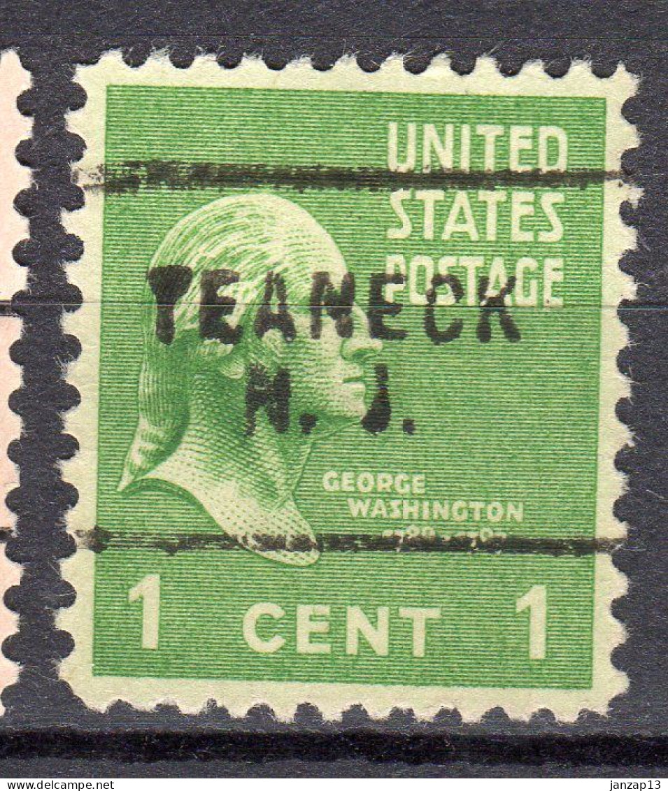 NJ-674; USA Precancel/Vorausentwertung/Preo; TEANECK (NJ), Type 703 - Preobliterati