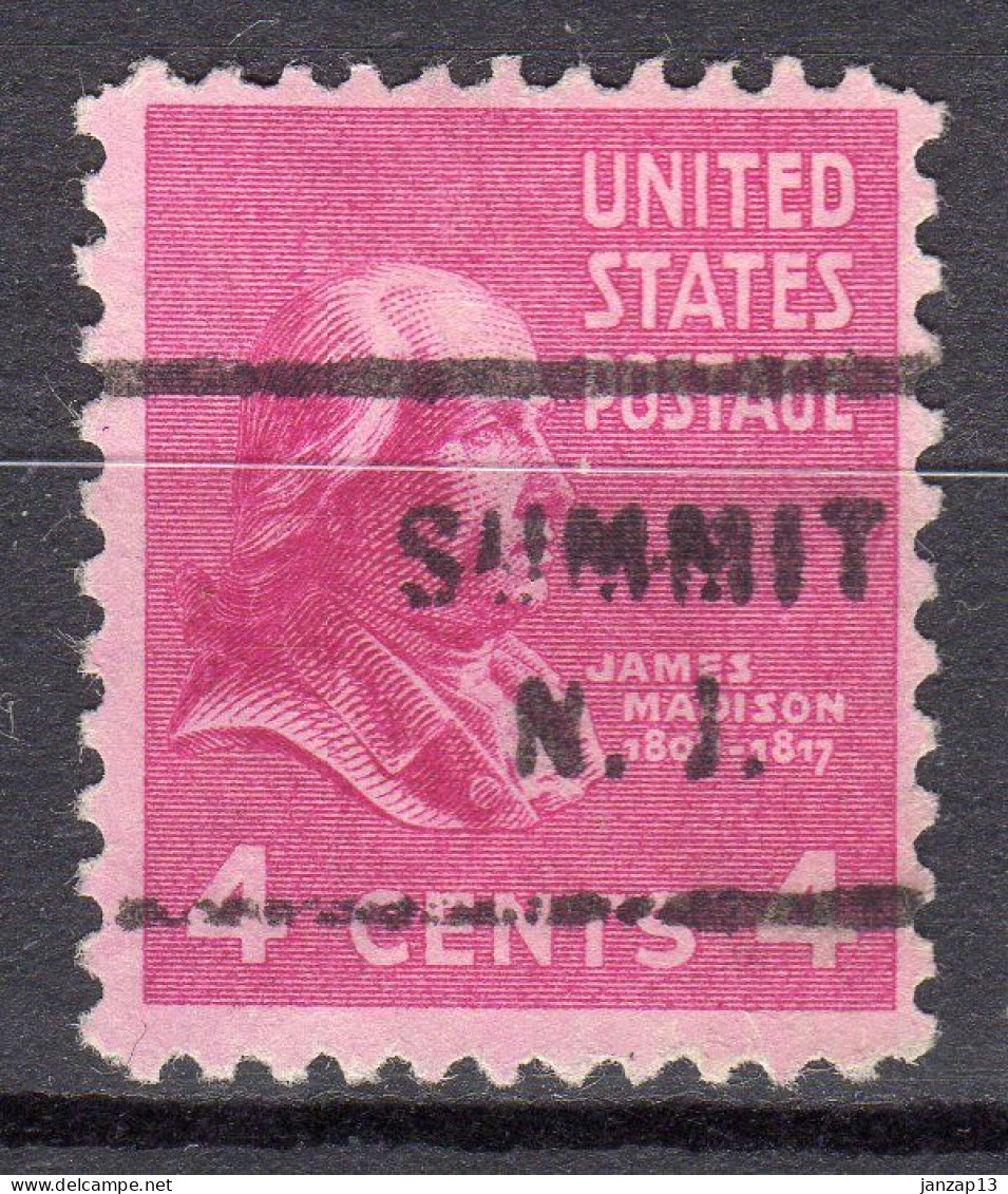 NJ-667; USA Precancel/Vorausentwertung/Preo; SUMMIT (NJ), Type 712 - Voorafgestempeld