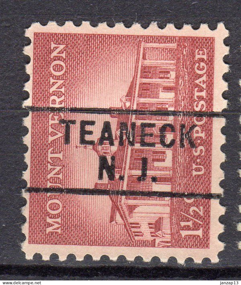 NJ-673; USA Precancel/Vorausentwertung/Preo; TEANECK (NJ), Type 261 - Preobliterati