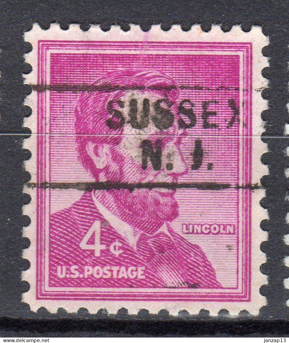 NJ-669; USA Precancel/Vorausentwertung/Preo; SUSSEX (NJ), Type 745 - Voorafgestempeld