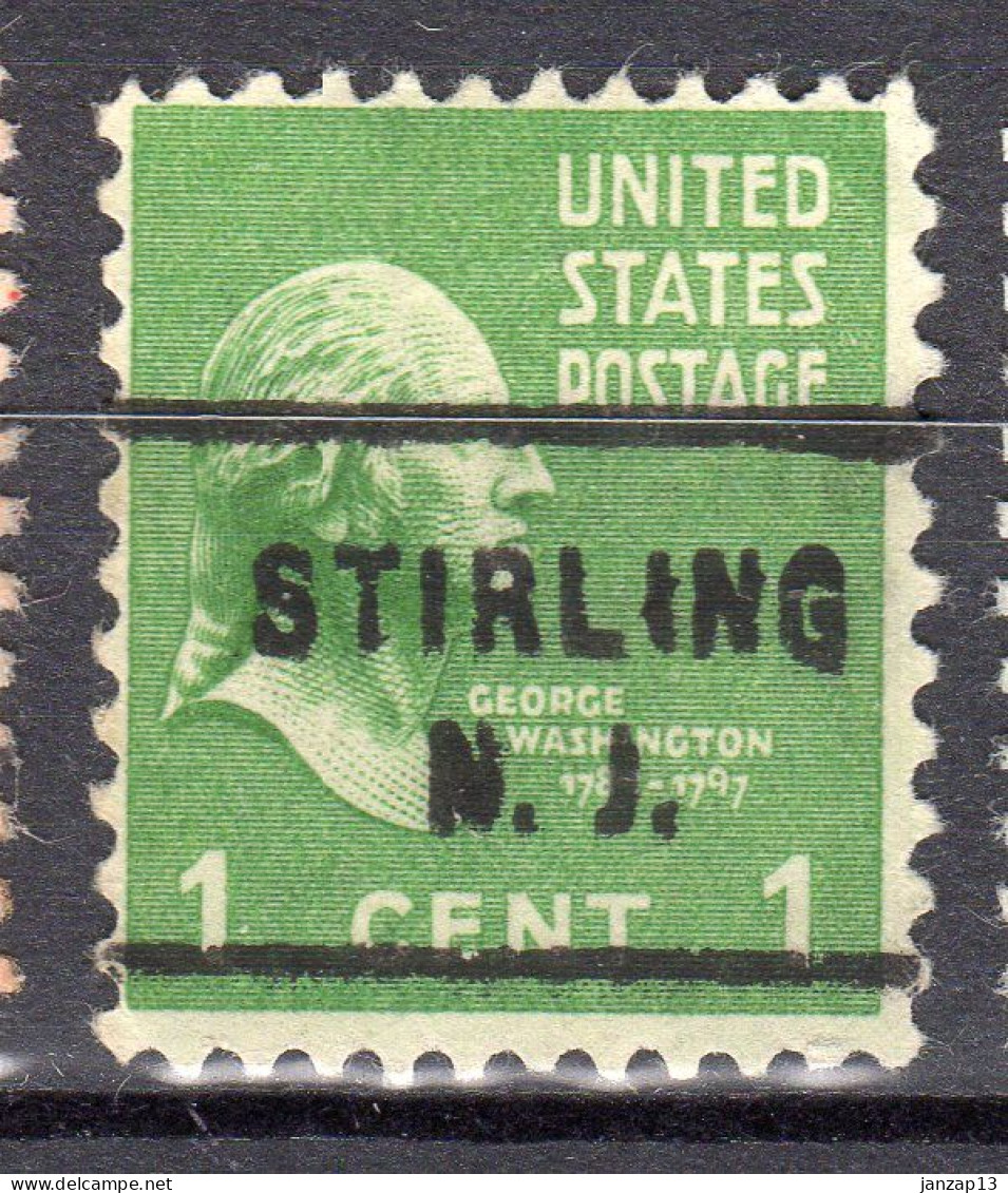 NJ-659; USA Precancel/Vorausentwertung/Preo; STIRLING (NJ), Type 712 - Precancels