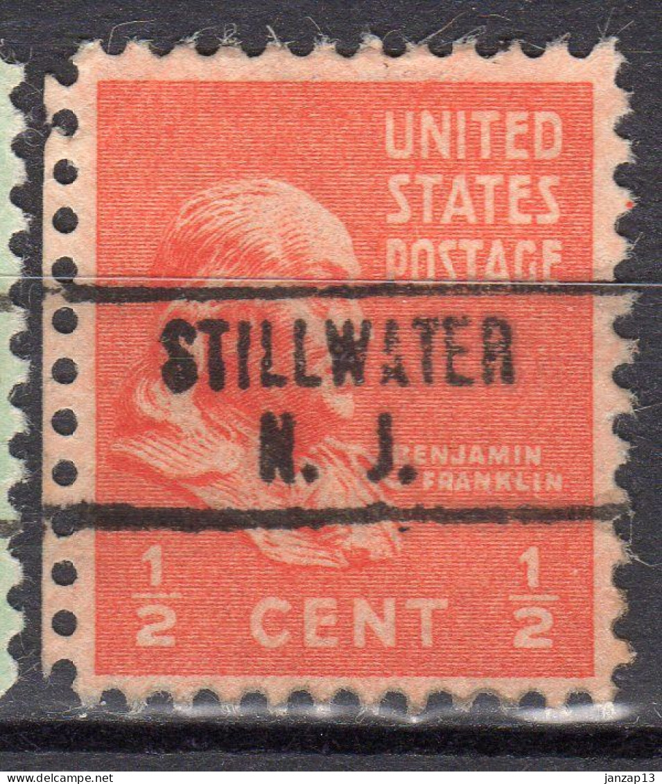 NJ-658; USA Precancel/Vorausentwertung/Preo; STILLWATER (NJ), Type 748 - Preobliterati