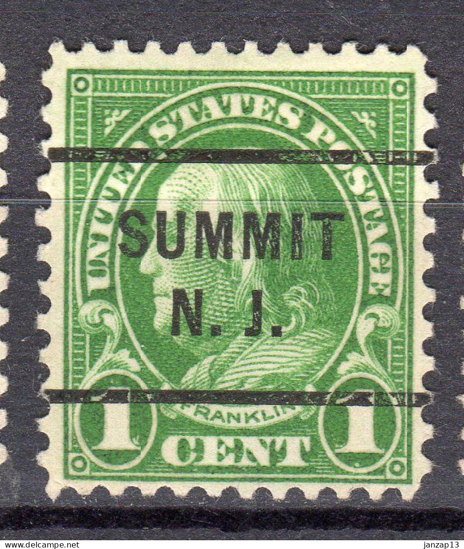 NJ-665; USA Precancel/Vorausentwertung/Preo; SUMMIT (NJ), Type 255 - Preobliterati