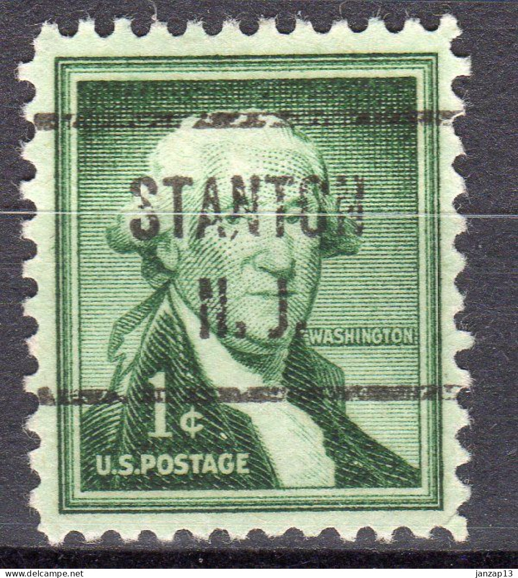 NJ-655; USA Precancel/Vorausentwertung/Preo; STANTON (NJ), Type 721 - Preobliterati