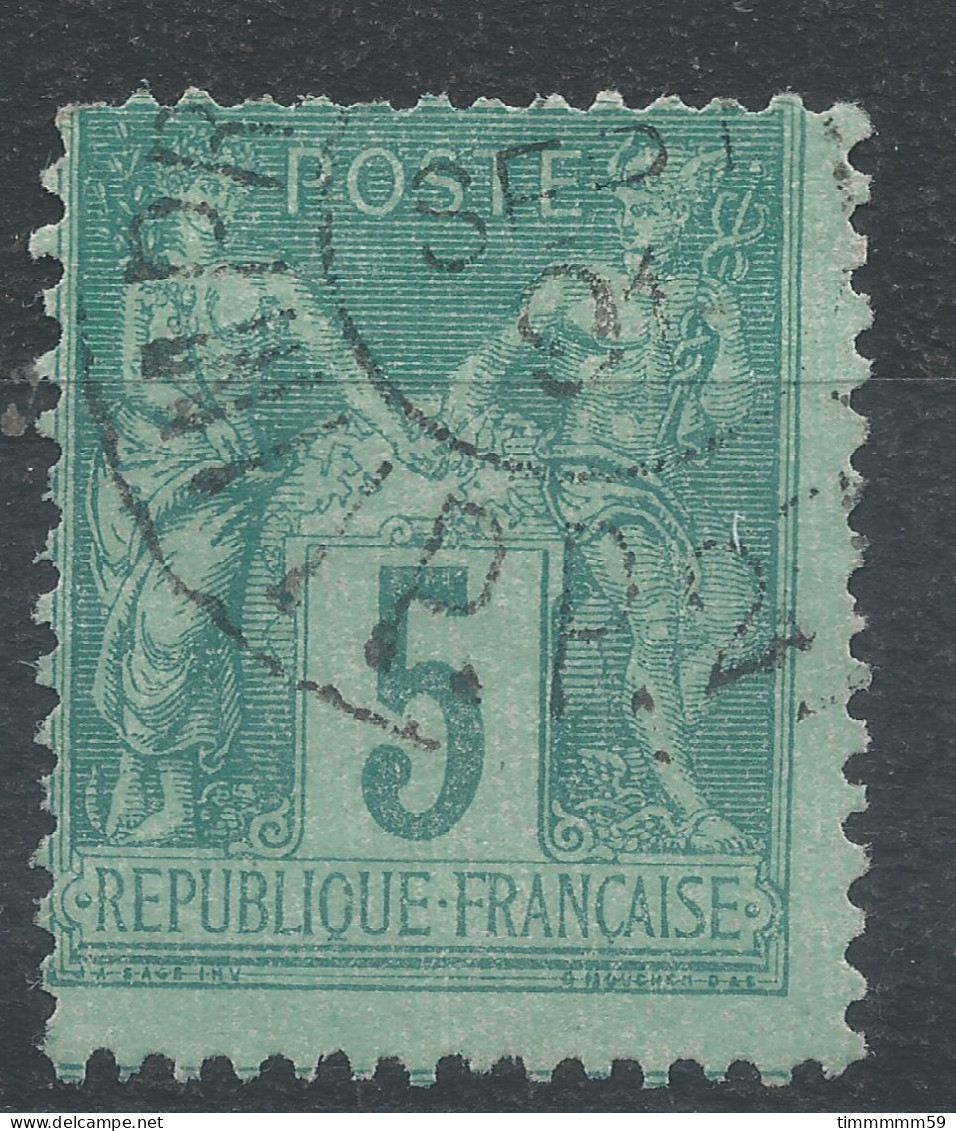 Lot N°82789   N°75, Oblitéré Cachet à Date Des IMPRIMES PP 27 PARIS "27$R.St DOMINIQUE" - 1876-1898 Sage (Tipo II)