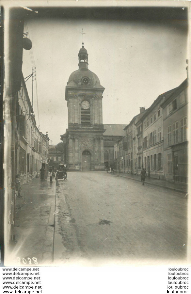 BAR LE DUC  AVEC CACHET MINISTERE DE LA GUERRE WW1 PHOTO ORIGINALE 18 X 13 CM - Guerre, Militaire