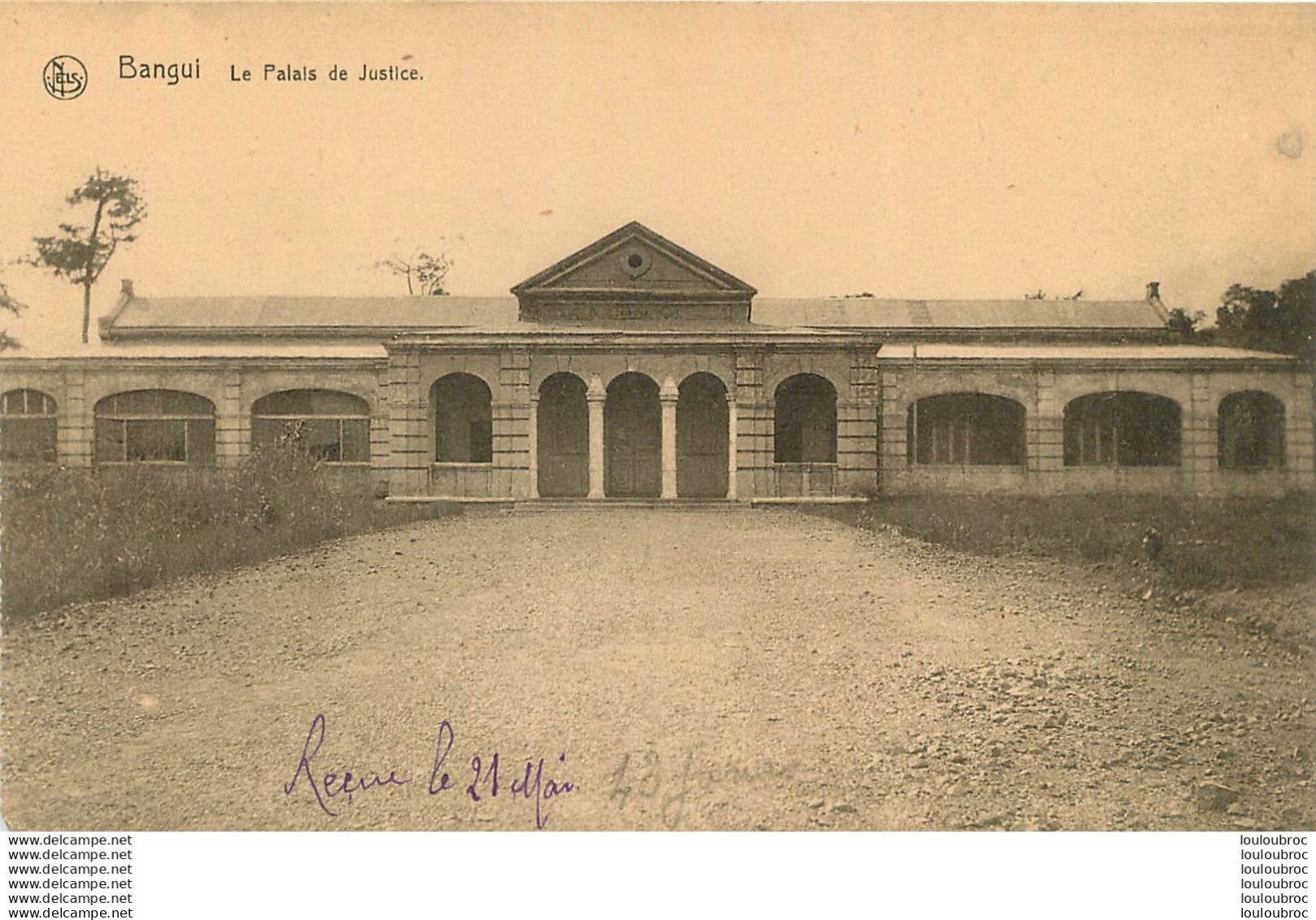 BANGUI LE PALAIS DE JUSTICE  EDITION NELS - Zentralafrik. Republik