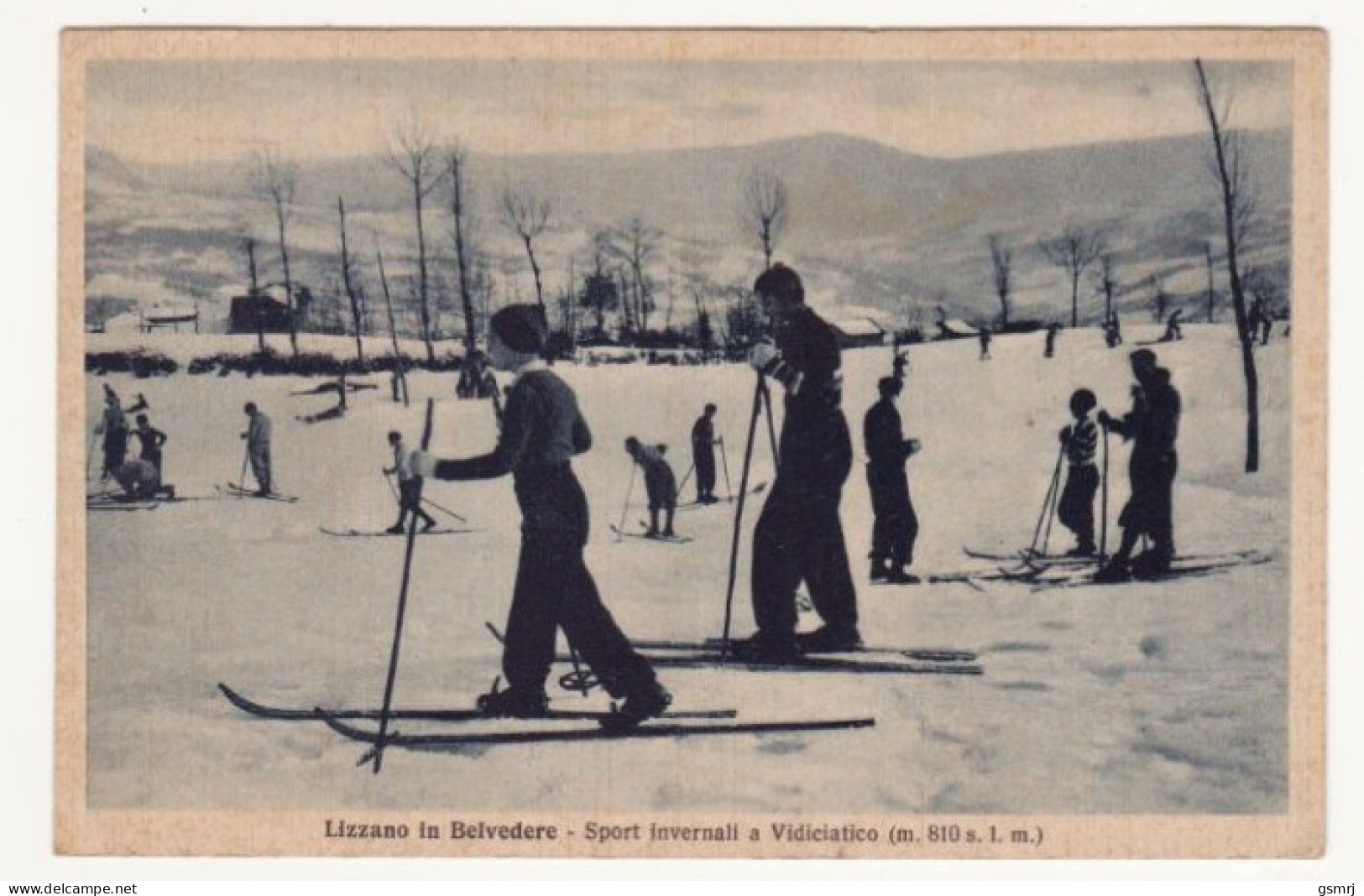 Cartolina - Lizzano In Belvedere - Sport Invernali A Vidiciatico - Sci - Bologna. - Bologna