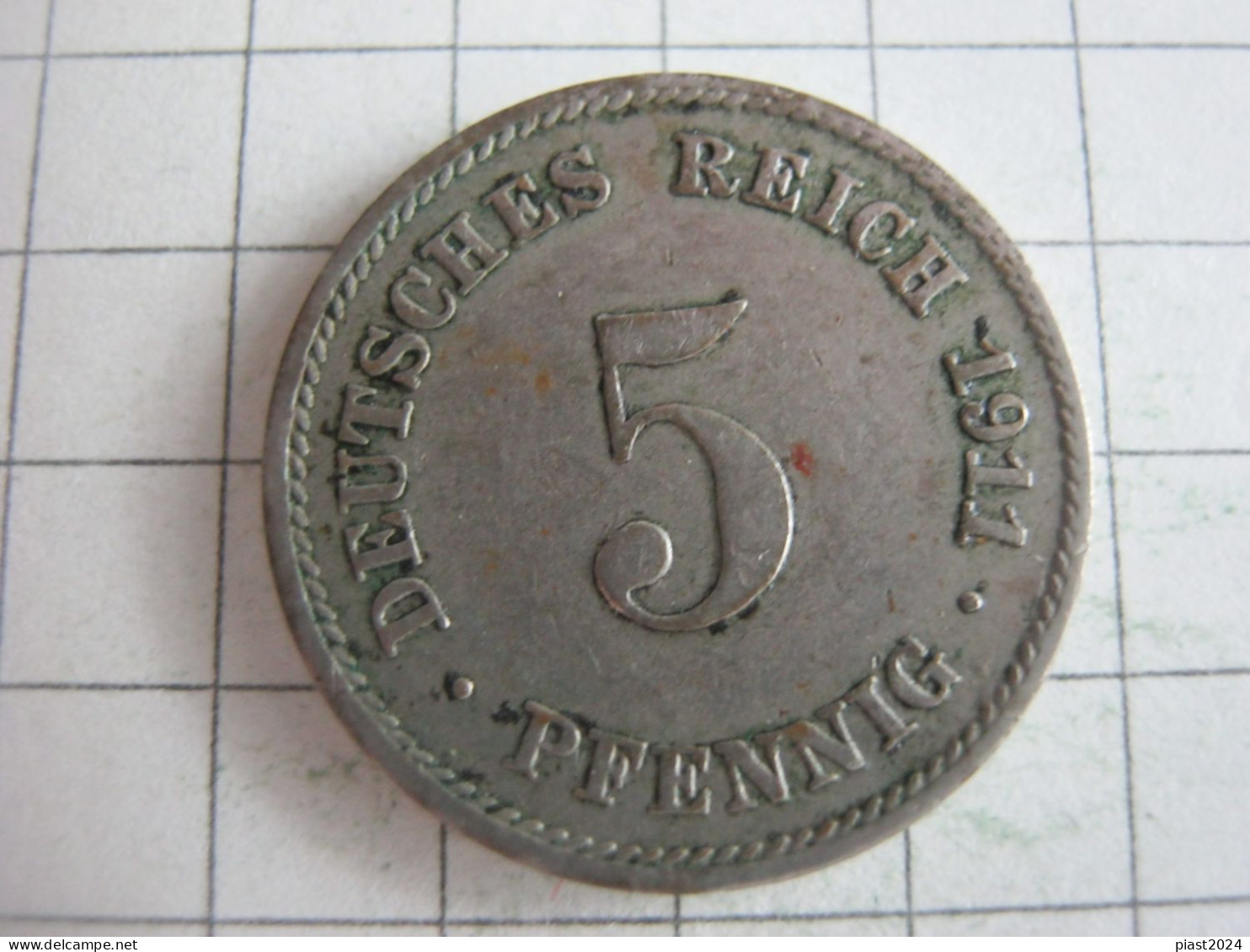 Germany 5 Pfennig 1911 F - 5 Pfennig