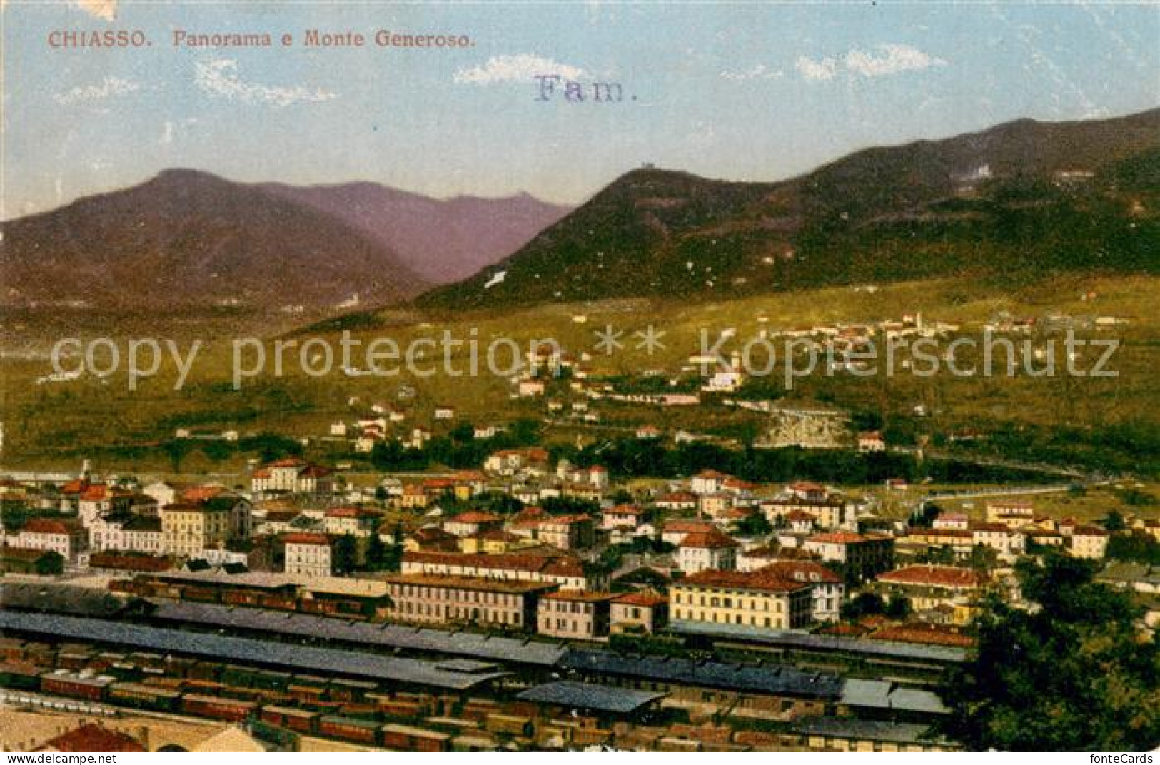 13784808 Chiasso Panorama E Monte Generoso Chiasso - Otros & Sin Clasificación