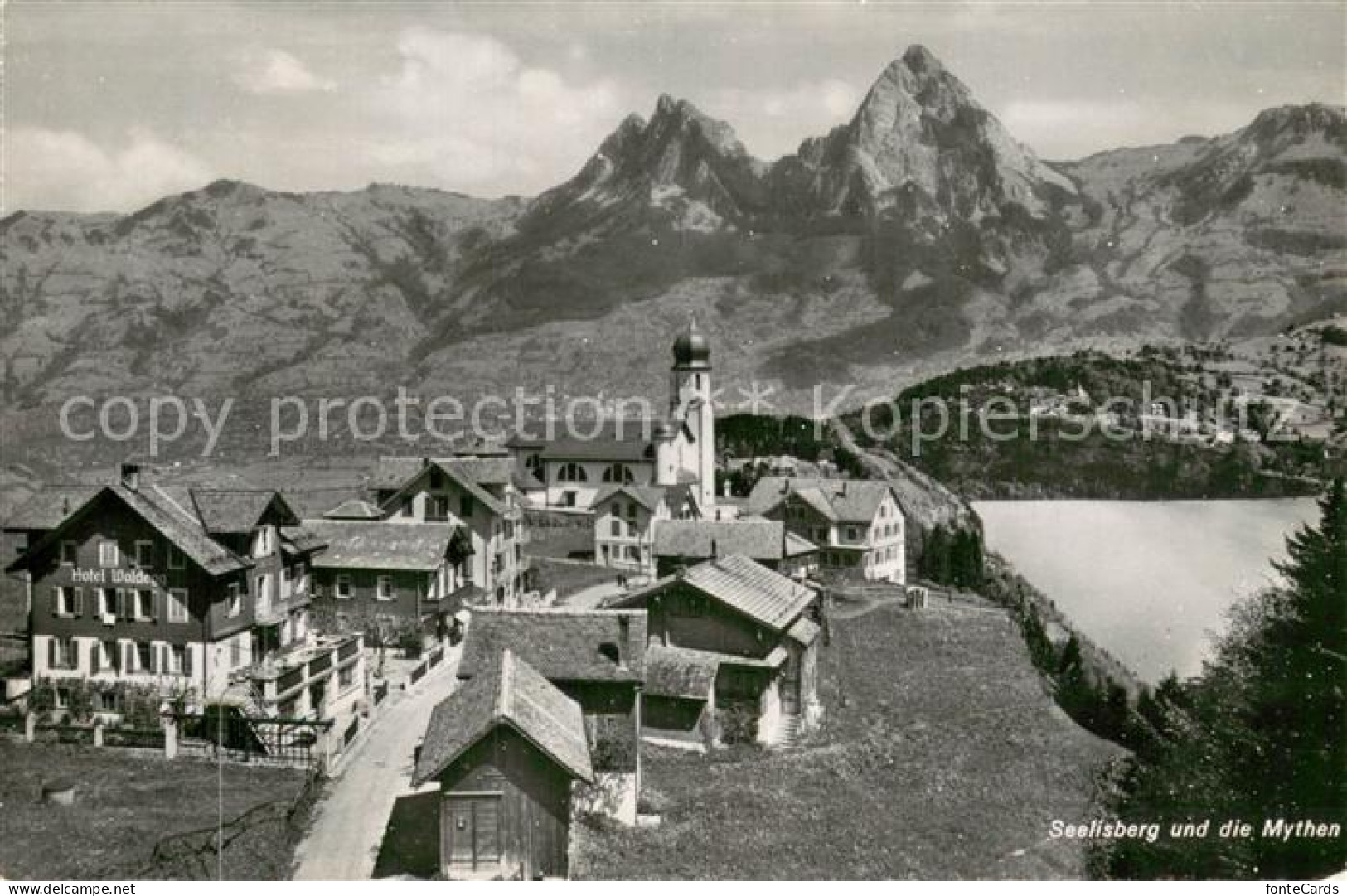 13784788 Seelisberg UR Panorama Mit Mythen Und Seelisbergersee Seelisberg UR - Autres & Non Classés