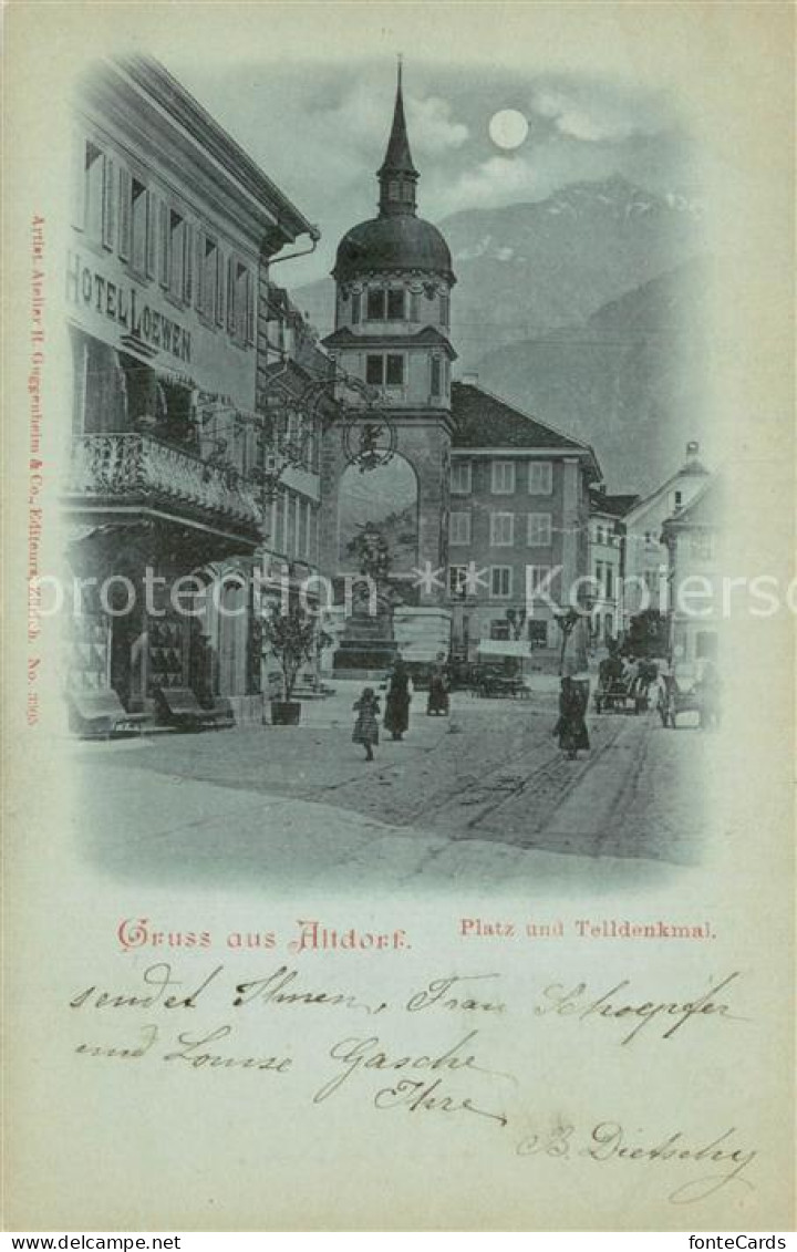 13784784 Altdorf  UR Platz Und Tellsdenkmal  - Autres & Non Classés