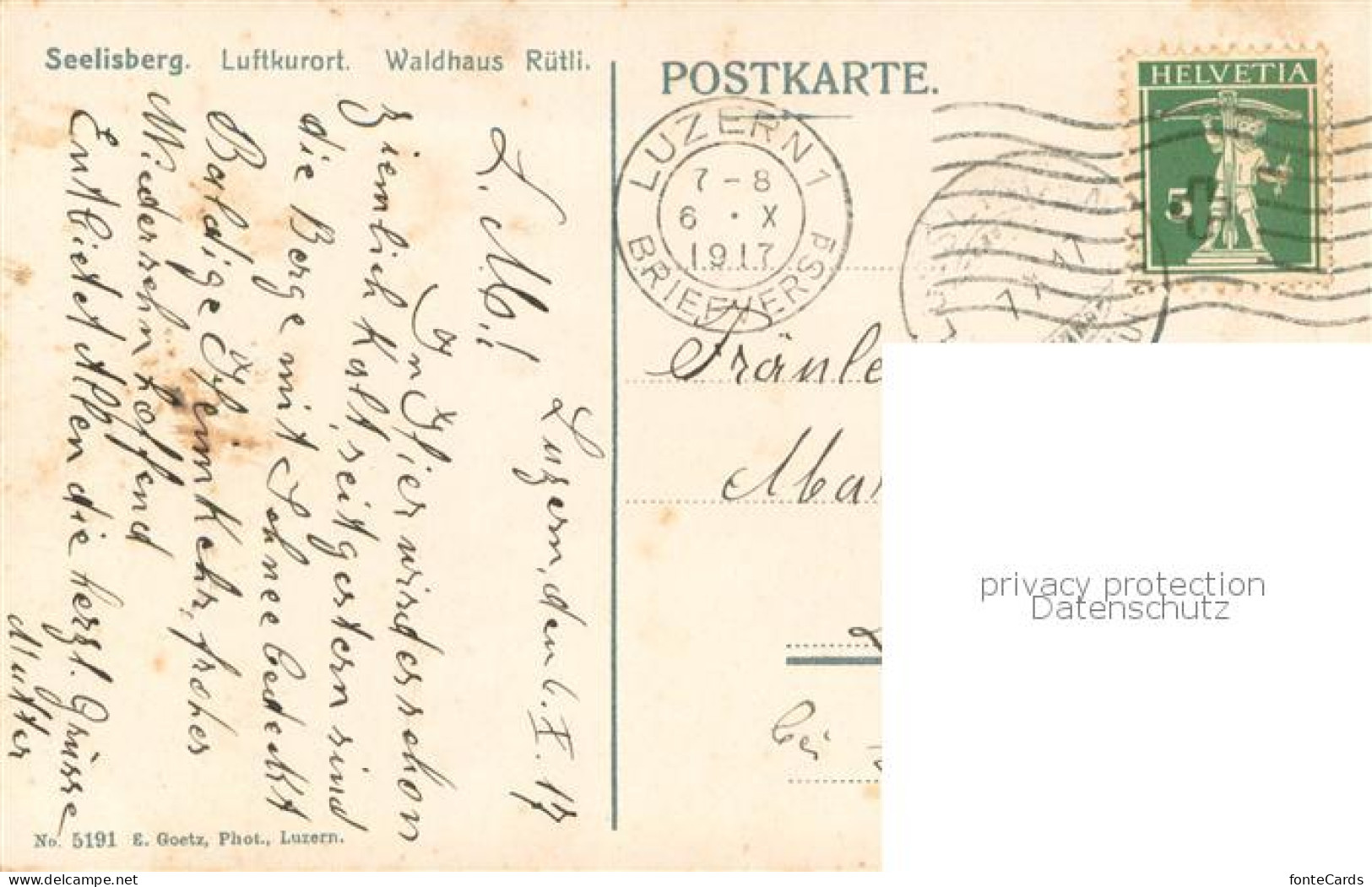 13784772 Seelisbergersee UR Waldhaus Ruetli  - Otros & Sin Clasificación