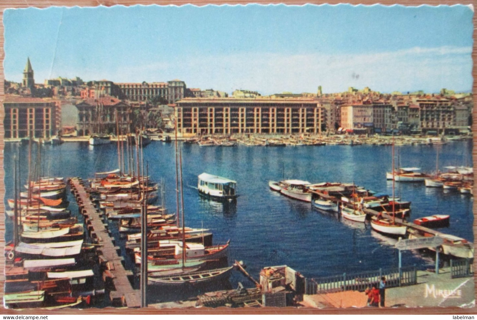 FRANCE MARSEILLE HARBOUR PORT CARD POSTKAART POSTCARD CARTE POSTALE POSTKARTE CARTOLINA ANSICHTSKARTE - Bressols