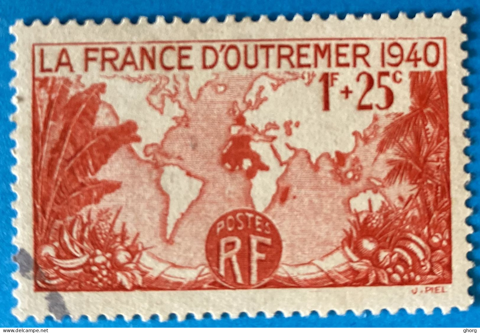 France 1940 : La France D'Outre-mer N° 453 Oblitéré - Nuevos