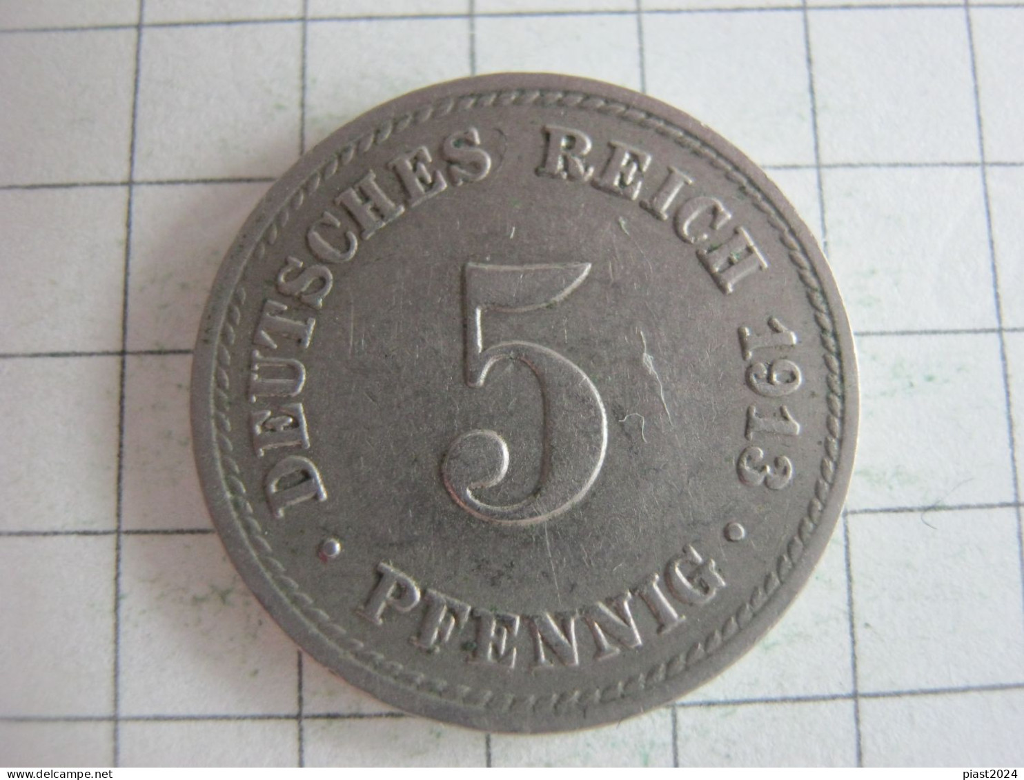 Germany 5 Pfennig 1913 A - 5 Pfennig