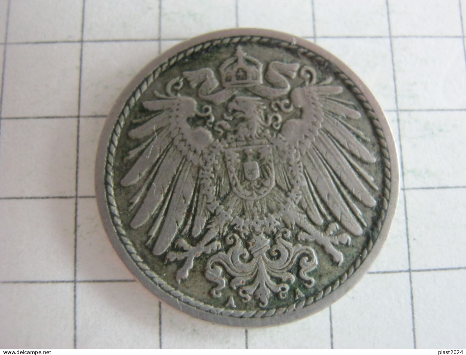 Germany 5 Pfennig 1912 A - 5 Pfennig