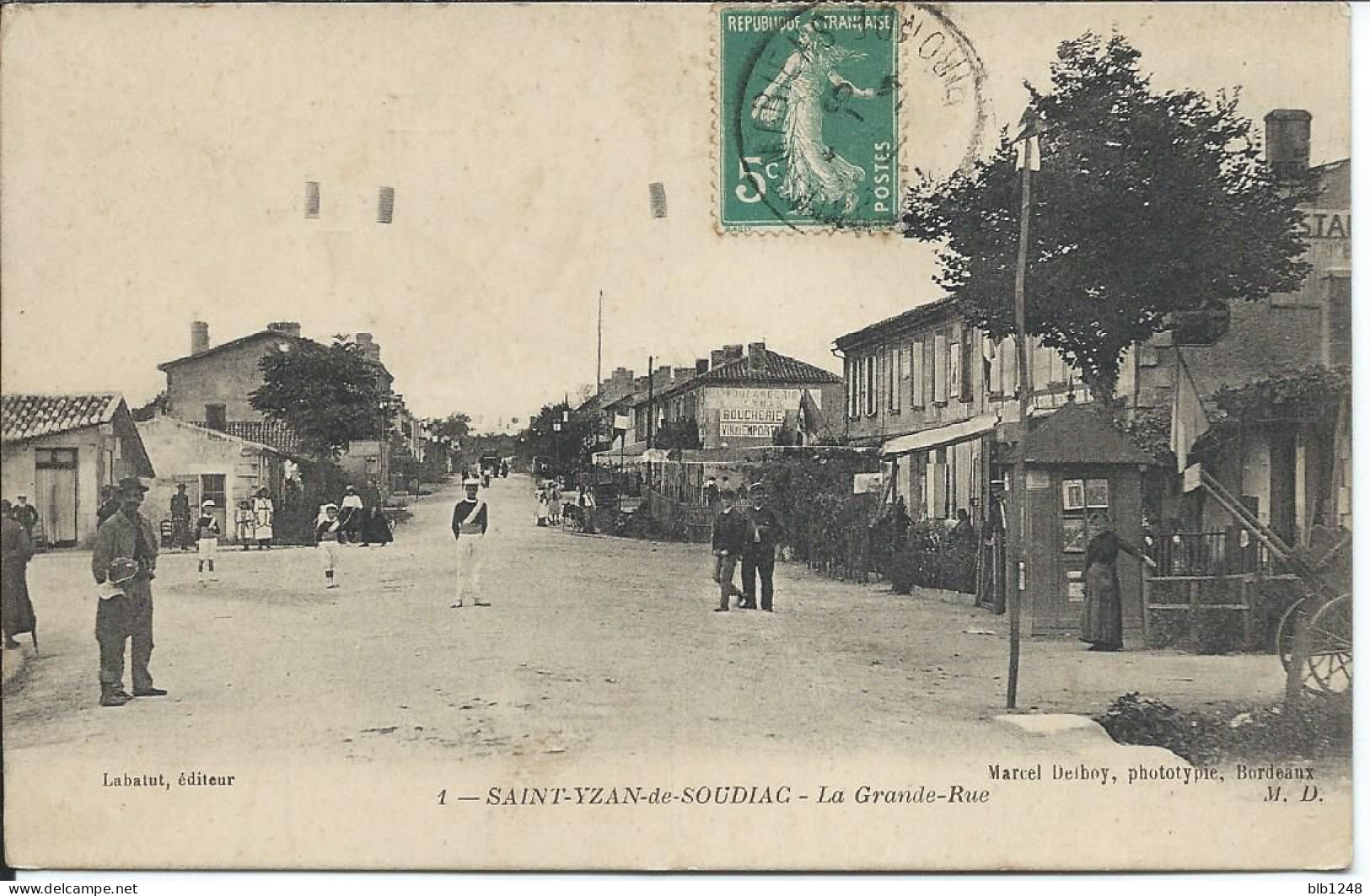 CH  [33] Gironde > Saint Yzan De Sourdiac La Grande Rue - Blaye