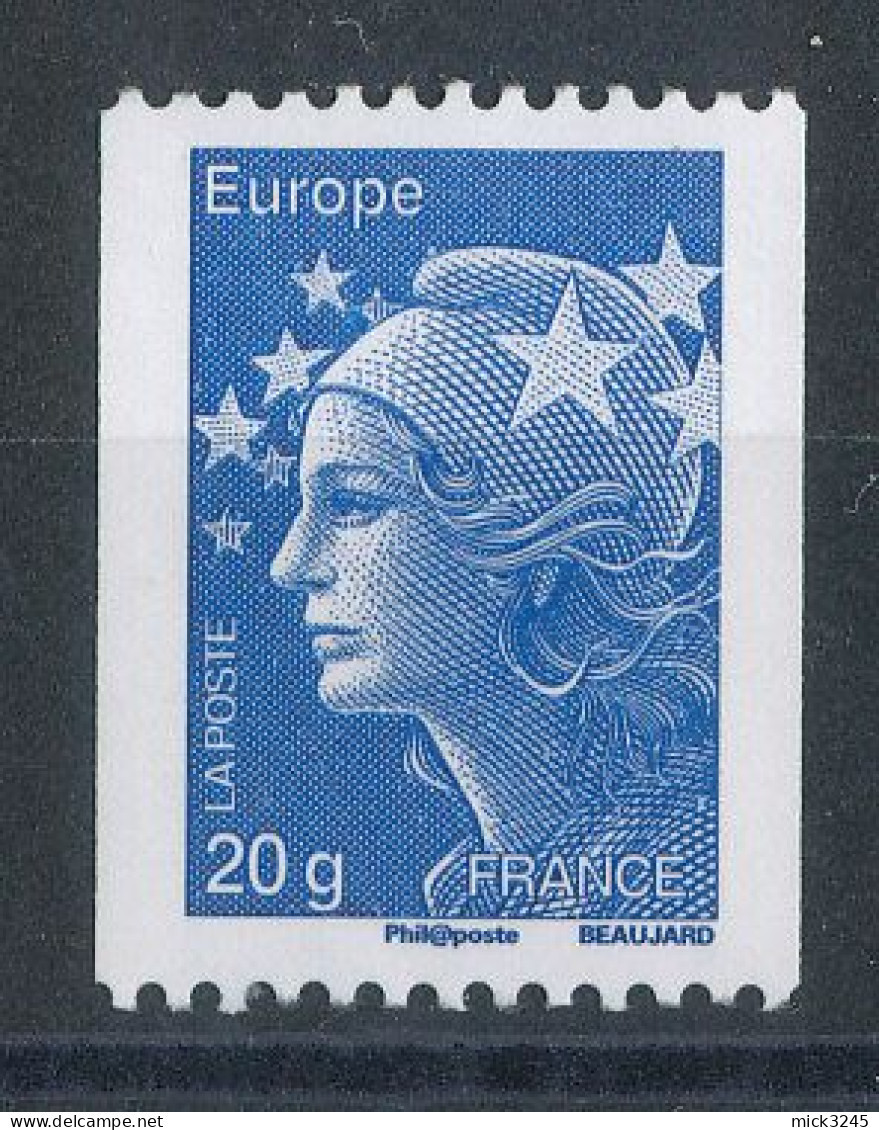 4573** Marianne "Europe" Bleu (Roulette) - Unused Stamps