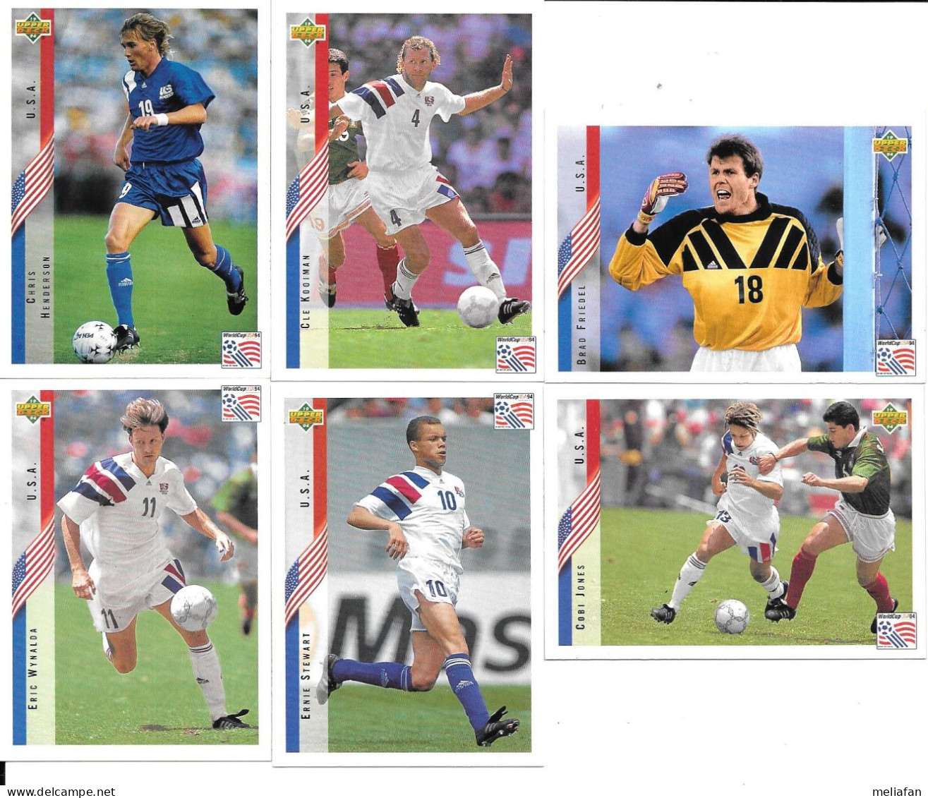 EH15 - CARTES UPPER DECK USA 94 - TEAM USA - - Trading-Karten