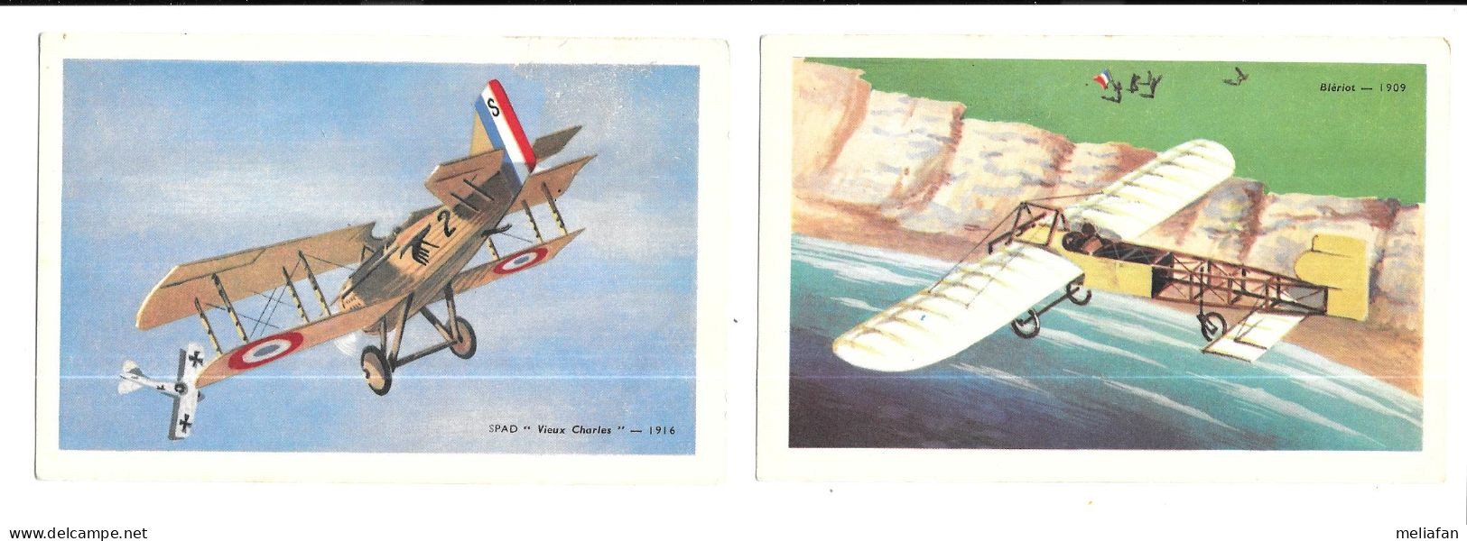 DL02 - CARTES TOBLER- AVIATION - BLERIOT 1909 - SPAD VIEUX CHARLES - Other & Unclassified