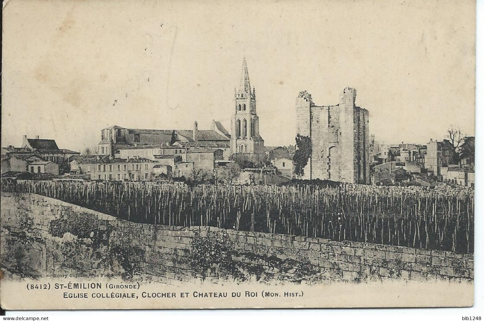 CR  [33] Gironde > Saint Emilion Eglise Collegiale Clocher Et Chateau Du Roi - Saint-Emilion