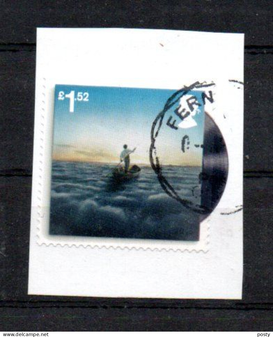 GRANDE-BRETAGNE - GREAT-BRITAIN - 2016 - PINK FLOYD - THE ENDLESS RIVER - 1£52 - Fragment - Unstucked - Oblitérés - Used - Used Stamps