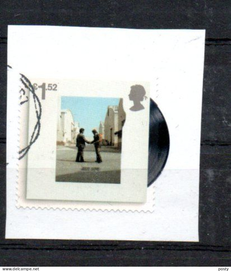 GRANDE-BRETAGNE - GREAT-BRITAIN - 2016 - PINK FLOYD - WISH YOU WERE HERE - 1£52 - Fragment - Unstucked - Oblitérés - Usd - Used Stamps