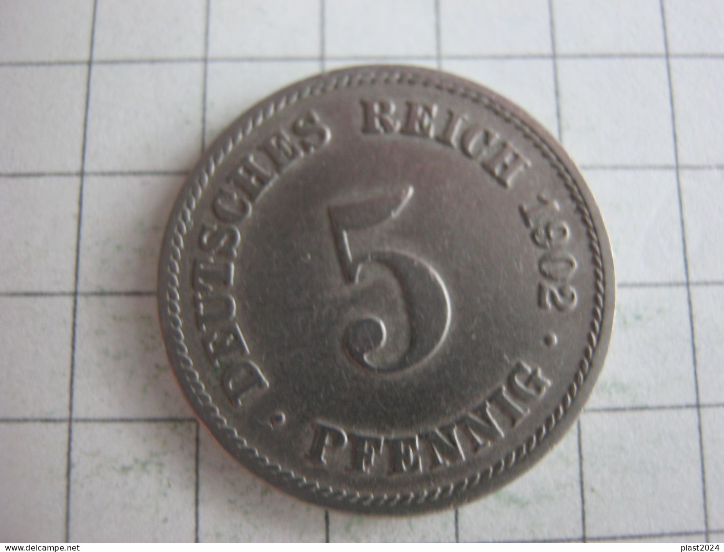 Germany 5 Pfennig 1902 F - 5 Pfennig