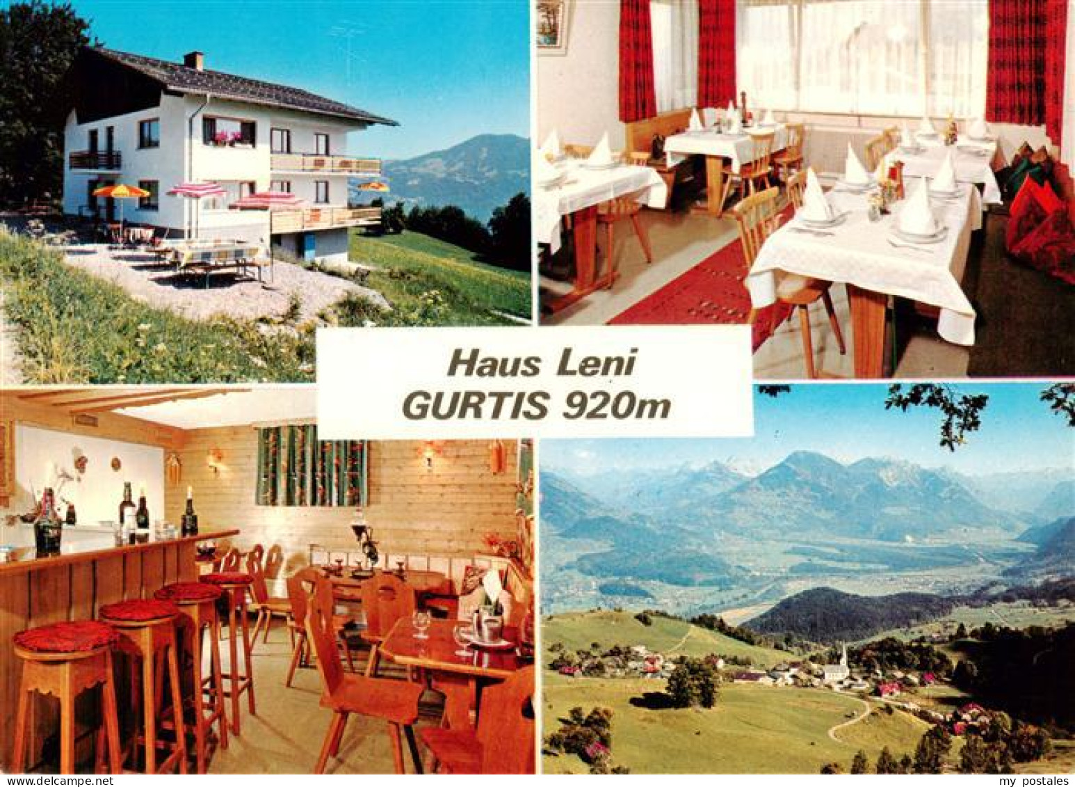 73885090 Gurtis Nenzing Vorarlberg AT Pension Haus Leni Gastraeume Bar Panorama  - Autres & Non Classés