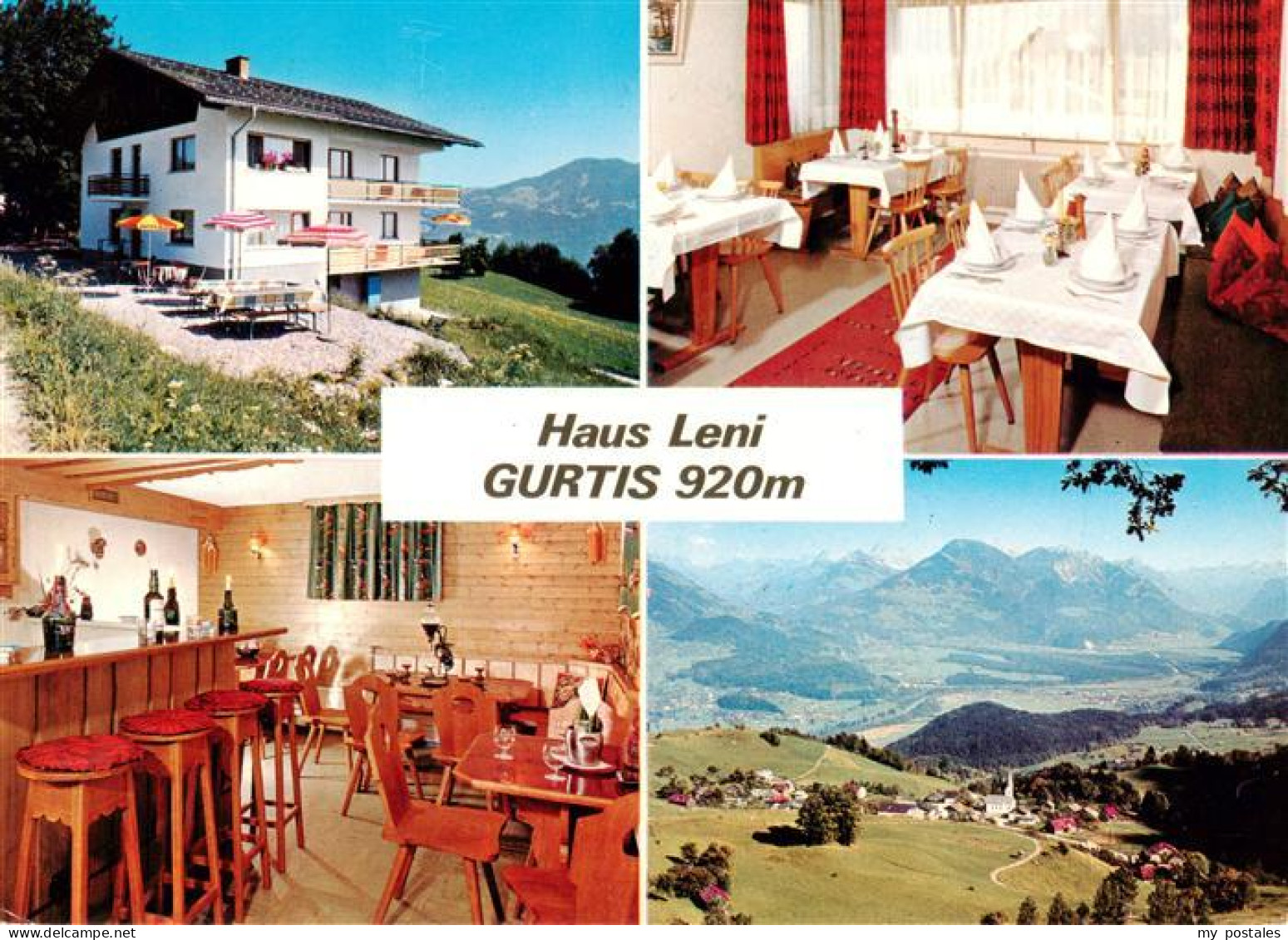 73885089 Gurtis Nenzing Vorarlberg AT Pension Haus Leni Gastraeume Bar Panorama  - Autres & Non Classés