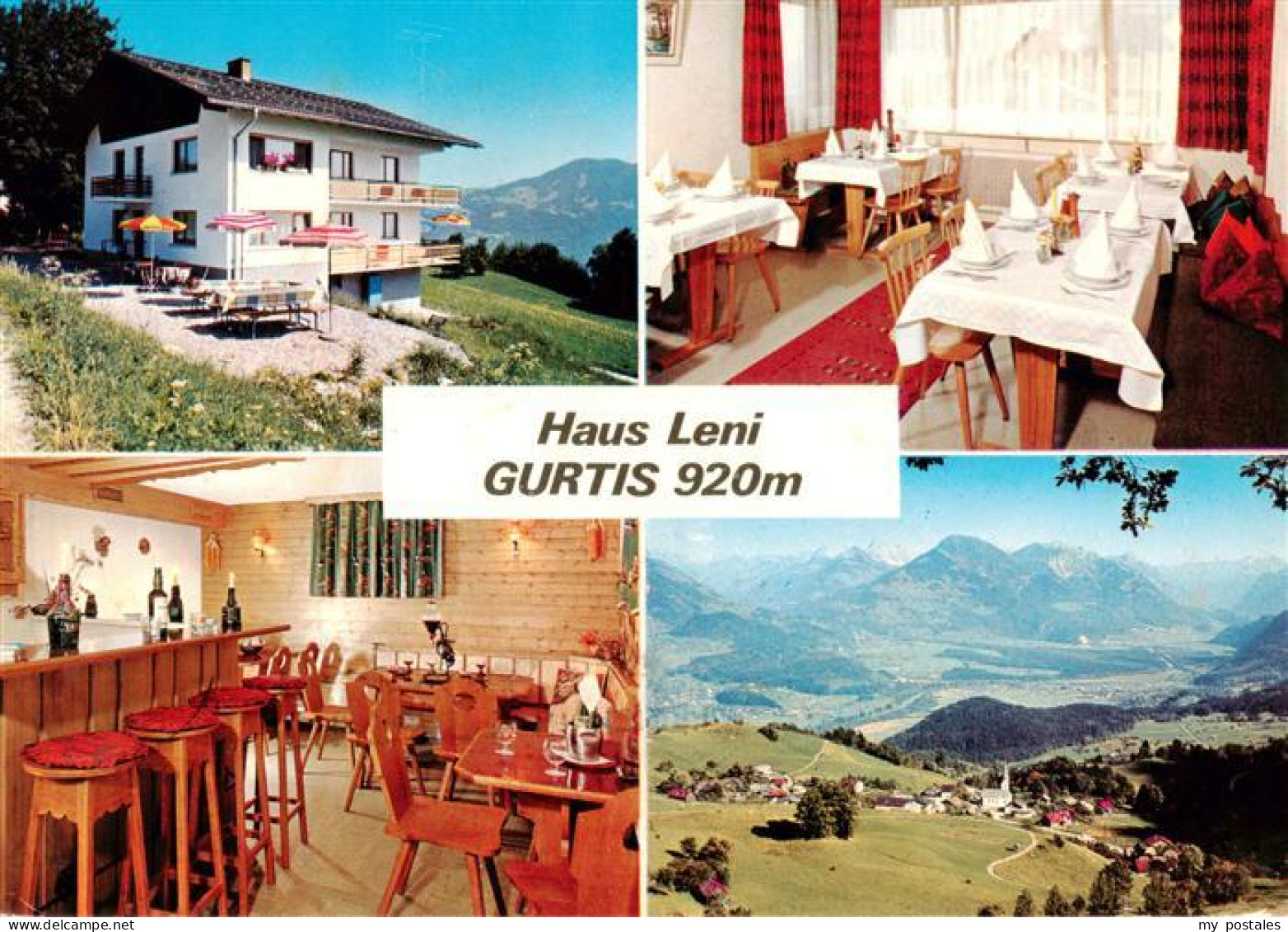 73885087 Gurtis Nenzing Vorarlberg AT Haus Lene Gastraeume Bar Panorama  - Autres & Non Classés