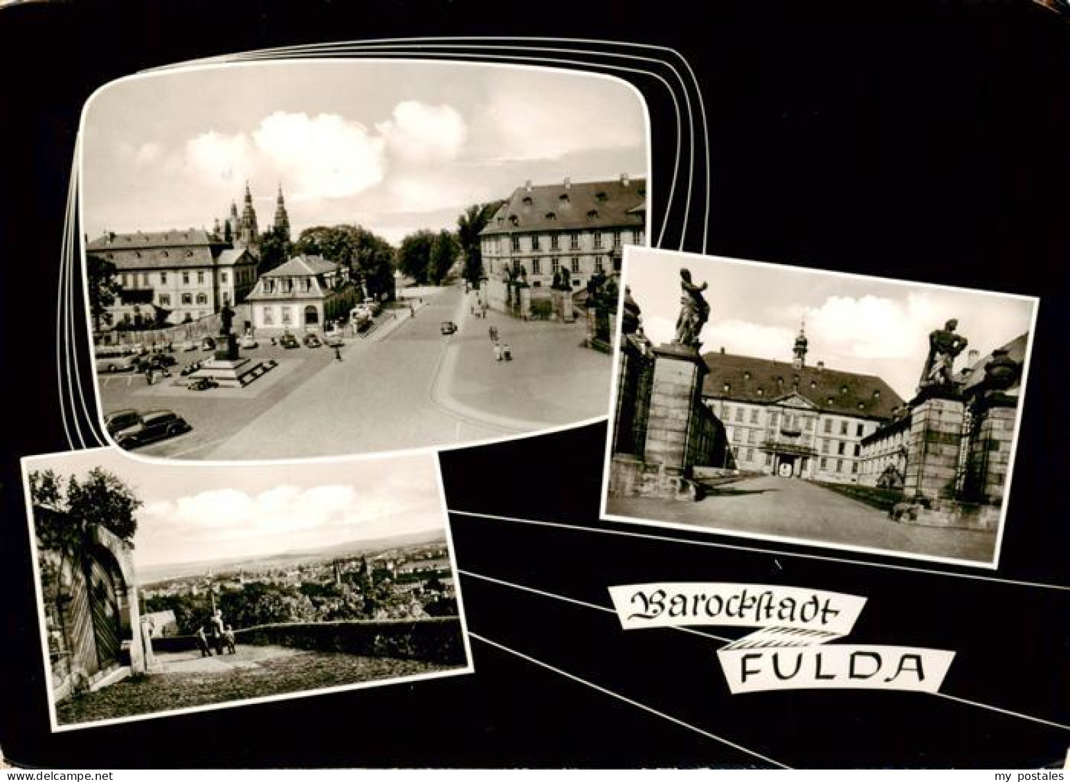 73885083 Fulda Ortspartie Panorama Schloss Fulda - Fulda