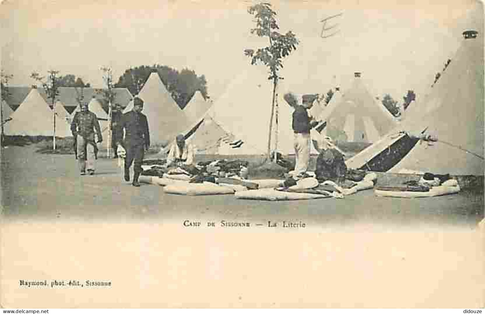 02 - Sissonne - Camp De Sissonne - La Literie - Animée - Militaria - Précurseur - Carte Neuve - CPA - Voir Scans Recto-V - Sissonne