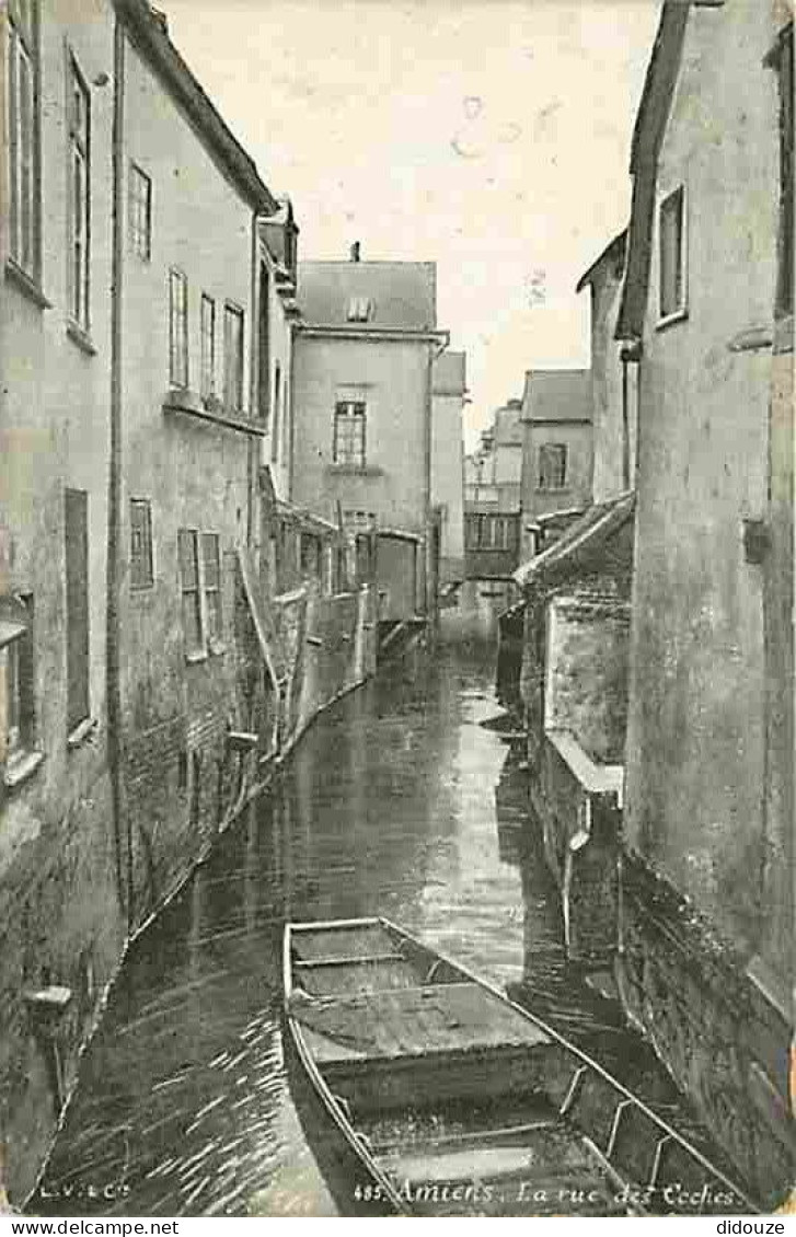 80 - Amiens - La Rue Des Coches - CPA - Voir Scans Recto-Verso - Amiens