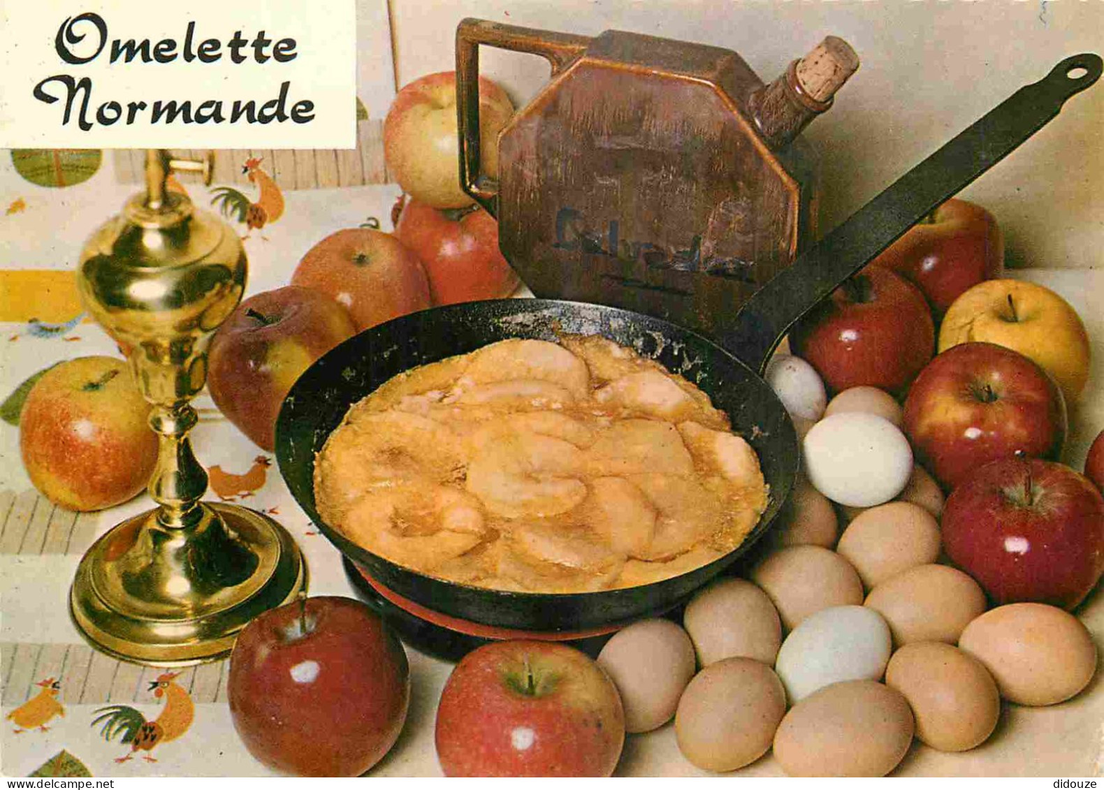 Recettes De Cuisine - Omelette Normande - Gastronomie - Carte Dentelée - CPM - Voir Scans Recto-Verso - Küchenrezepte