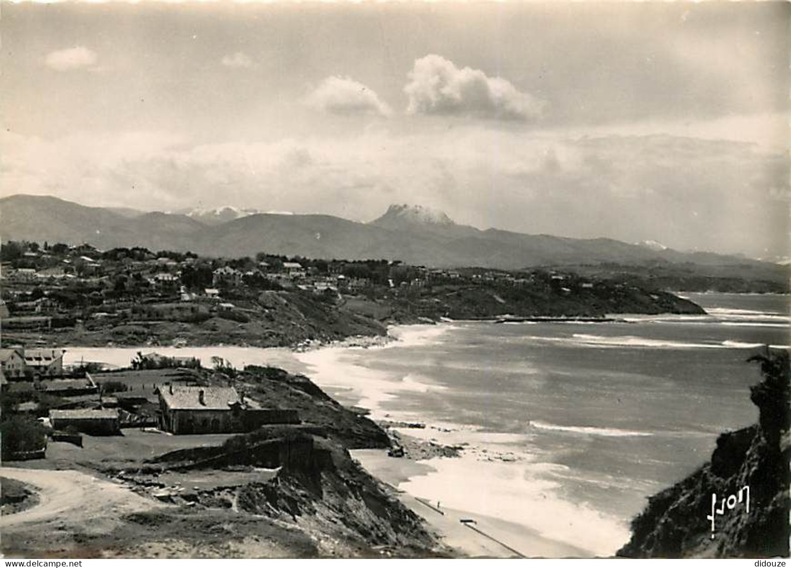 64 - Bidart - Les Falaises, Au Fond, Les Trois Couronnes - Mention Photographie Véritable - CPSM Grand Format - Carte Ne - Bidart