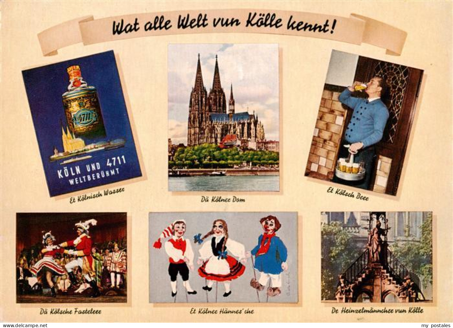 73885066 Koeln  Rhein Koelnisch Wasser Koelner Dom Koelsch Beer Dae Koelsche Fas - Koeln