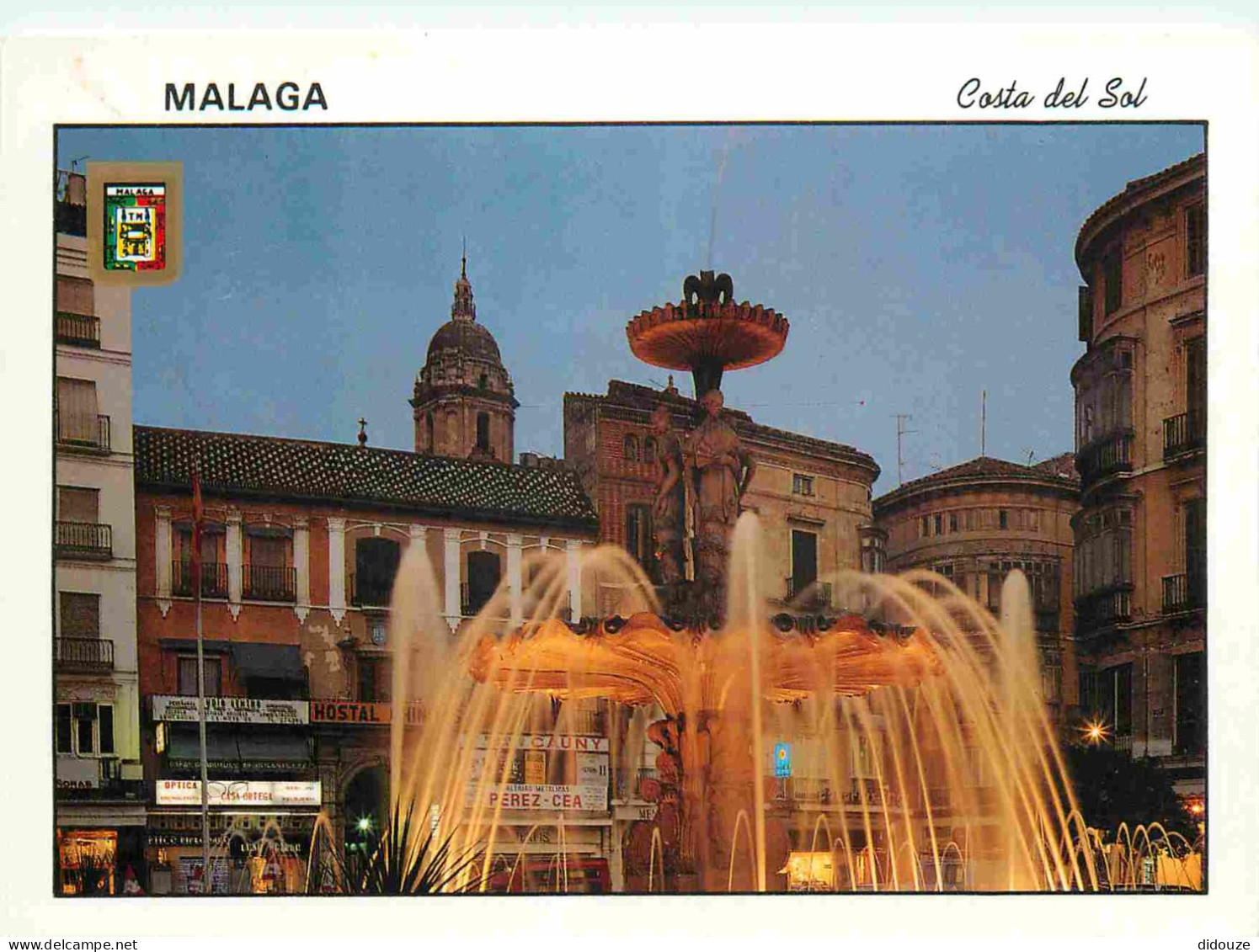 Espagne - Espana - Andalucia - Malaga - Fuente De La Plaza Constitucion - Fontaine De La Place Constitucion - Espana - C - Malaga