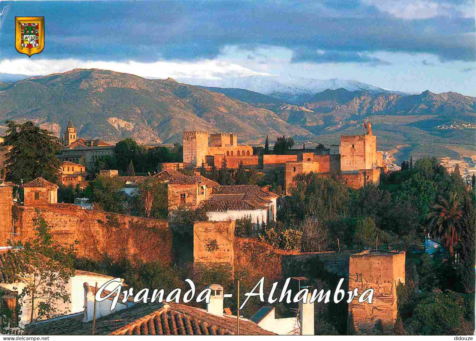 Espagne - Espana - Andalucia - Granada - La Alhambra - Alhambra Desde San Nicolas - Espana - CPM - Voir Timbre - Voir Sc - Granada